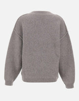 "Gray golden button knit cardigan" MY008 GREY JACQUES WEI