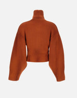 Cardigan in lana e cashmere 251WCD00009 KWS010SP107 THE ATTICO