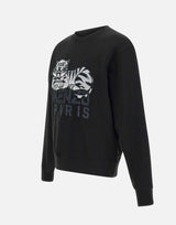 Felpa "Happy tiger" in cotone FF55SW2634MF 99J KENZO PARIS