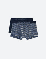 Set 2 Pack boxers in cotone stretch EM001014 AF14994MB309 EMPORIO ARMANI