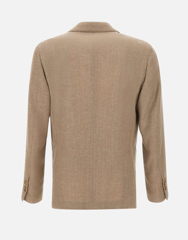 Blazer in lana, viscosa e lino ES688AE ESIF64507420 LARDINI