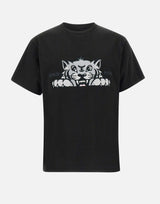 T-shirt "Gots happy tiger" in cotone FF55TS5264SI 99J KENZO PARIS