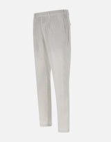 Pantaloni "DVR33 " in cotone e seta DVR33R022 TC100 DEVORE'