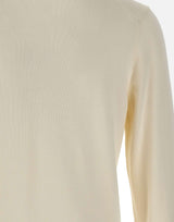 Pullover girocollo monocromatico in cotone AH1985 70V LACOSTE