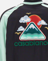 "Satin bomber jacket" MPF25JK383 01 CASABLANCA