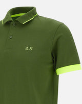 "Stripe Fluo polo" A35120 37 SUN68