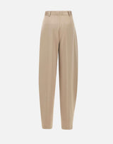 Pantaloni "Tracy" in satin T170471C TNP229GREIGE THE ANDAMANE