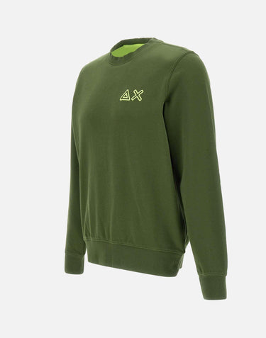 "Fluo fleece sweatshirt" F35115 37 SUN68