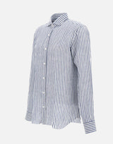 Camicia in lino LFU02P0147066U 0004 BARBA