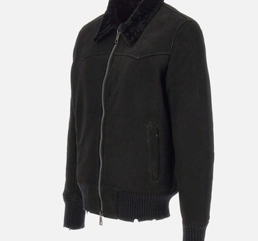 Giacca in shearling GU26F18011MEVL NERO GIORGIO BRATO
