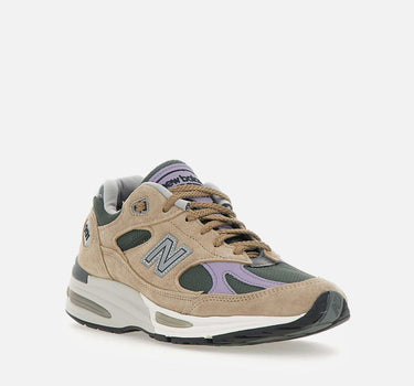 "Made in UK 991V2" sneakers U991DL2 TAN NEW BALANCE