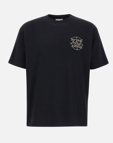 "Le T-shirt slogan tresses" TS259 CO134BLACK DROLE DE MONSIEUR