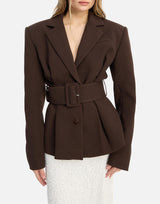 "Suiting Belted Blazer" 115484 2910 ROTATE BIRGER CHRISTENSEN