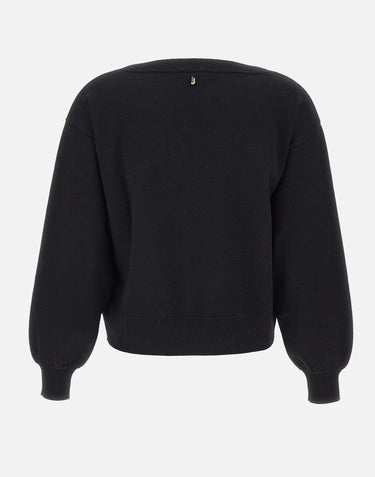 Maglia con perline CF5271MA96E M9799 LIU-JO