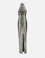 Abito in tessuto tecnico metallizzato MOSS24DR01898 316 MOWALOLA