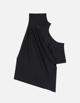 "Twisted jersey t-shirt" 425JTS231JS0233 BLACK COURREGES
