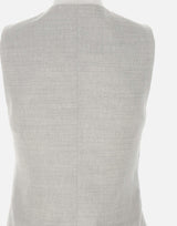 Gilet in lana e lino K85GILK03 TES0K02913 ELEVENTY