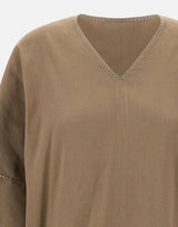 Blusa in lino e viscosa stretch TPDC02F361H550 1266 FABIANA FILIPPI