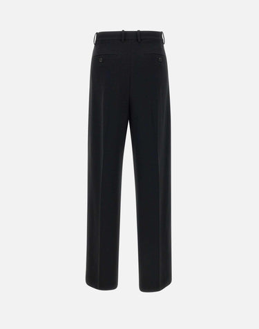 Pantaloni " Casual" in admiral crepe O1109202 001 THEORY