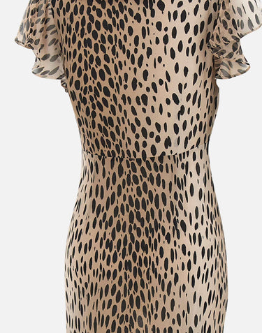 Abito "Amelle" in seta 0100242912506047 BLACK RIXO