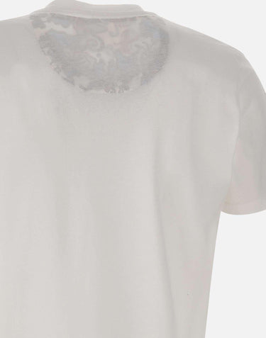 T-shirt "Naif" in cotone NAIFR00470 BIANCO BOB