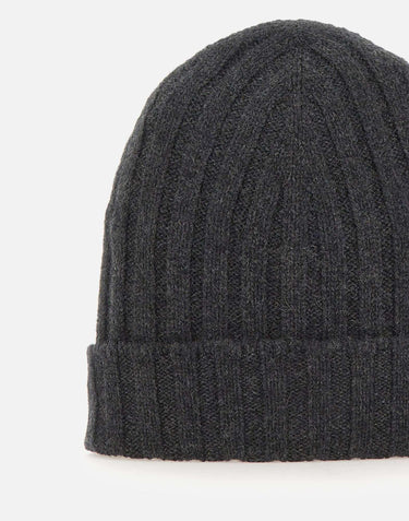 Cappello in cashmere 13165 15563999DKGREY GRAN SASSO
