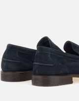 Mocassini "Amalfi" in pelle ingrassata 22489 BLEU DUCA DEGLI ABRUZZI