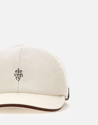 Cappello da baseball Eleventy in cashmere L77CPLL06 TES0L03801 ELEVENTY