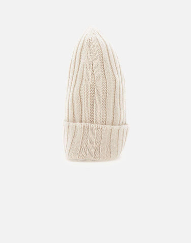 Cappello in cashmere 13165 15563999WHITE GRAN SASSO