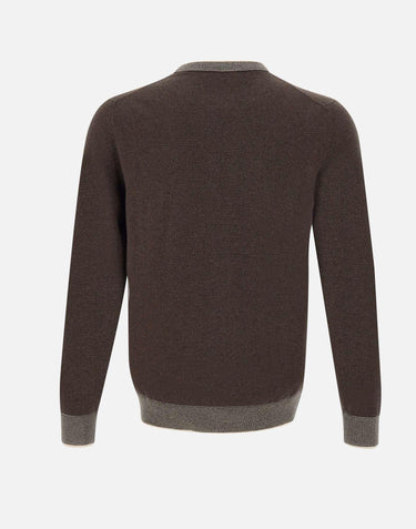 Maglia in lana, seta e cashmere R59361F12 E9018E51 PESERICO