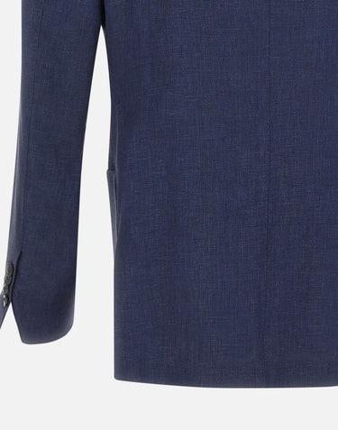 Blazer "Lello" in lino, lana e seta 35028 LELLO0003 BARBA