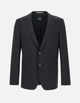 Blazer "H Huge" in lana rigenerata 50537537 001 BOSS