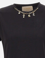 T-shirt con accessorio collana RIJBR003 0001 KAOS