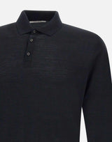 Polo in maglia di lana merino extrafine 901703 261 KANGRA