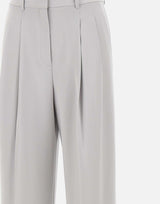 Pantaloni "Dbl Pleat" in crepe giapponese Admiral O1109201 B6M THEORY