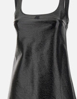 Reedition Vinyl Dress PERCRO036VY0003 BLACK COURREGES