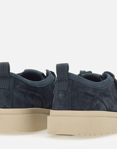 Stringate "Polden Moc Suede" 180866 NAVY CLARKS