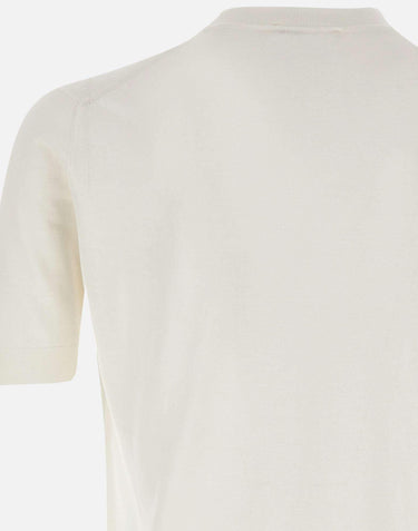 T-shirt in crepe di cotone TS0MC CR14R001 FILIPPO DE LAURENTIIS