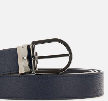 Cintura "Horseshoe pin buckle" 199082 BLUE MONTBLANC