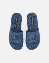 "The Puffy Daisy Denim Platform Sandal" 2P5FFS001F15 492 MARC JACOBS