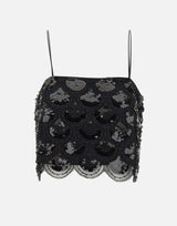 "Sequins crop top" 113669 100 ROTATE BIRGER CHRISTENSEN