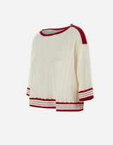 Maglia in cashmere, viscosa e cotone CA5292MS52G C3650 LIU-JO