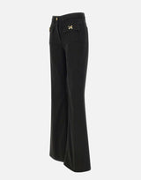 Jeans in cotone con fiocchi gioiello PJ93N51E2 110 ELISABETTA FRANCHI