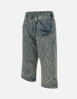 Shorts con logo VAQ09P012 BLUE1 VAQUERA
