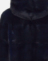 Pelliccia GIACCHINAVISONE BLU FRAME