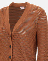 Cardigan "jacquard" in cotone K34231 36 SUN68