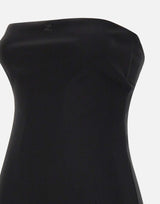 "Bustier Lingerie Jersey Bodysuit" 425JBD161JS0256 BLACK COURREGES