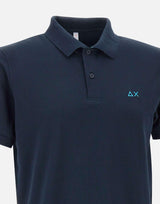 "Print under collar polo shirt" A35115 07 SUN68