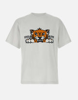 T-shirt "Gots happy tiger" in cotone FF55TS5264SI 02 KENZO PARIS