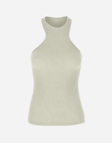 "Ribbed jersey tank top" PS25441200 000 ANDREADAMO